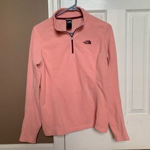 WOMENS PINK ‘NORTH FACE’ PULLOVER